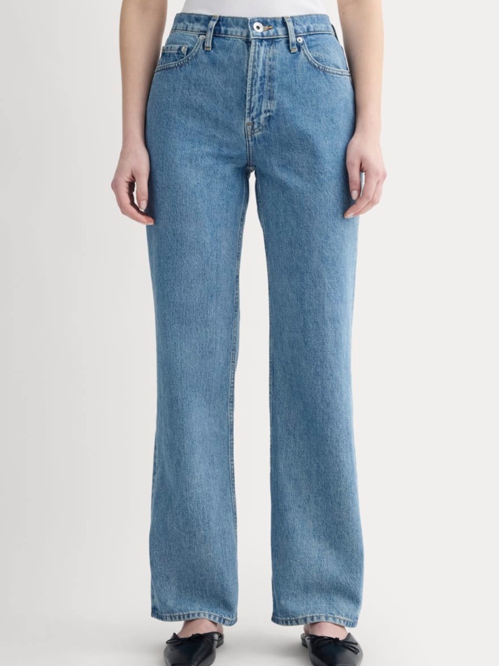Everlane The 90s Forever Jean Size Medium Wash High Rise Sz 31R